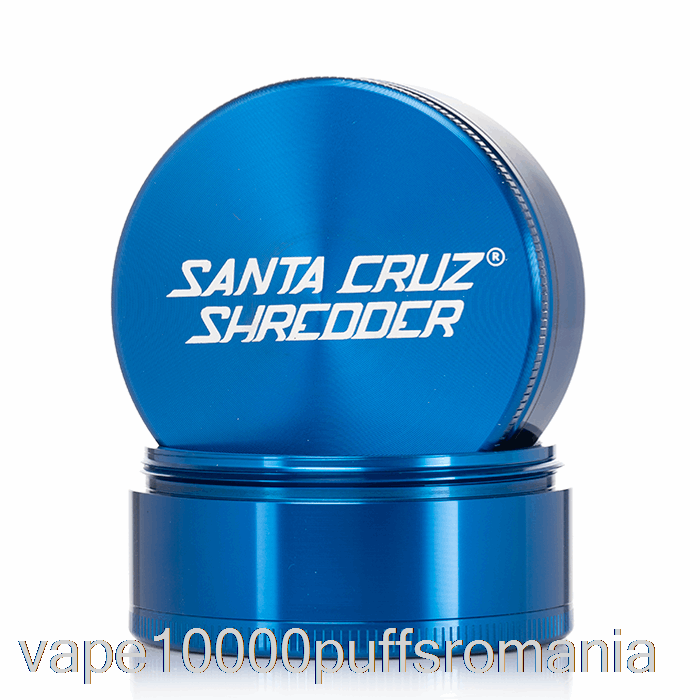 Vape Romania Santa Cruz Shredder 2.75inch Râșniță Mare 4 Piese Albastru (70mm)